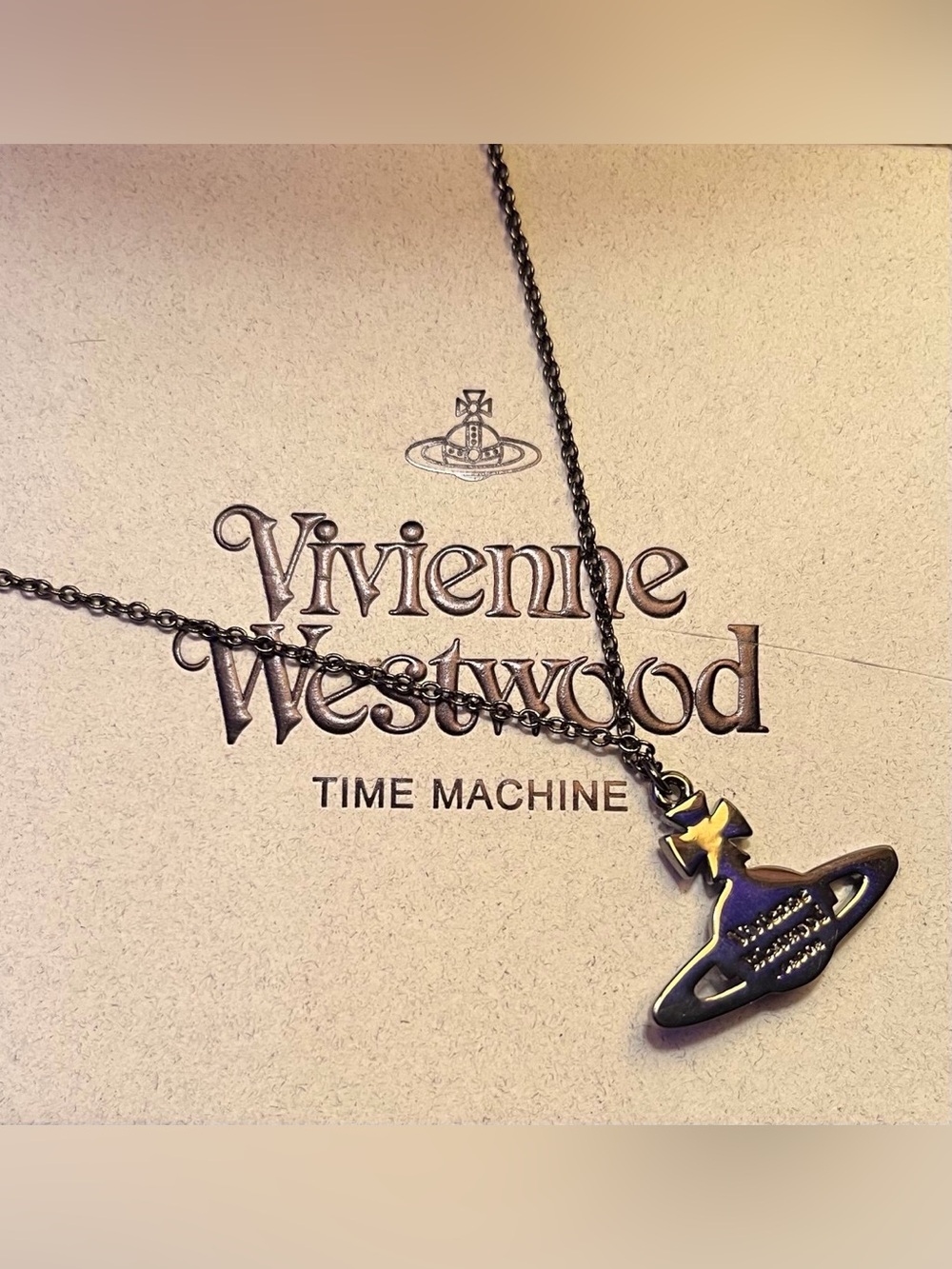 Vivienne Westwood Black & Blue Necklace - Picture 2 of 4